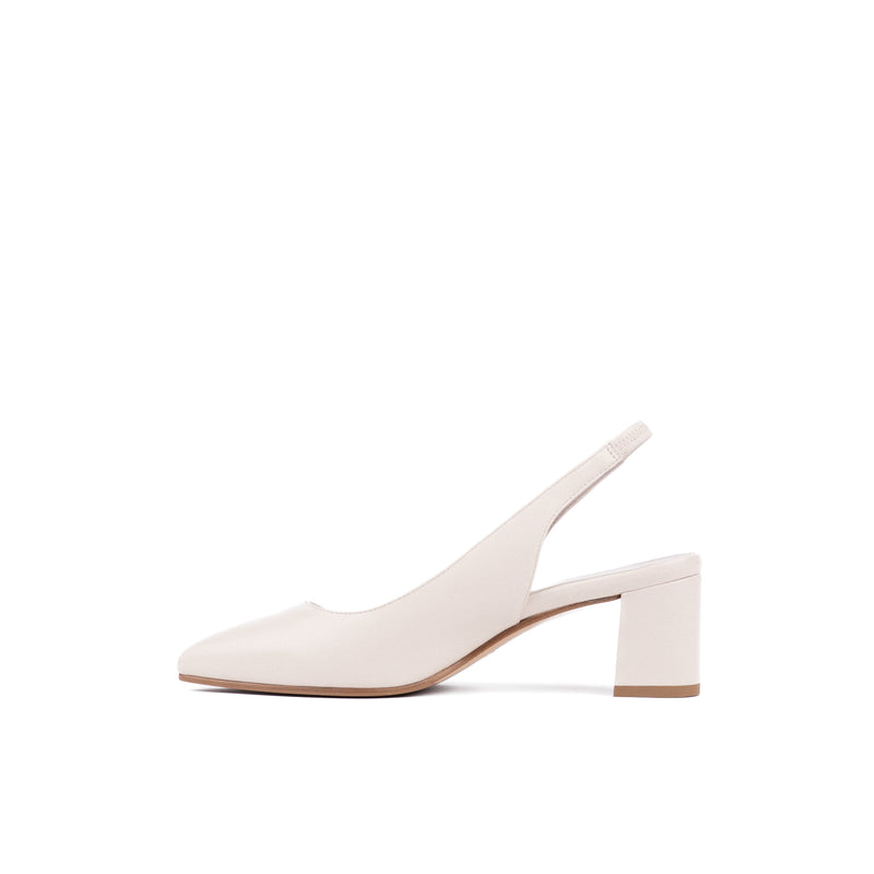 Camilla Slingback White