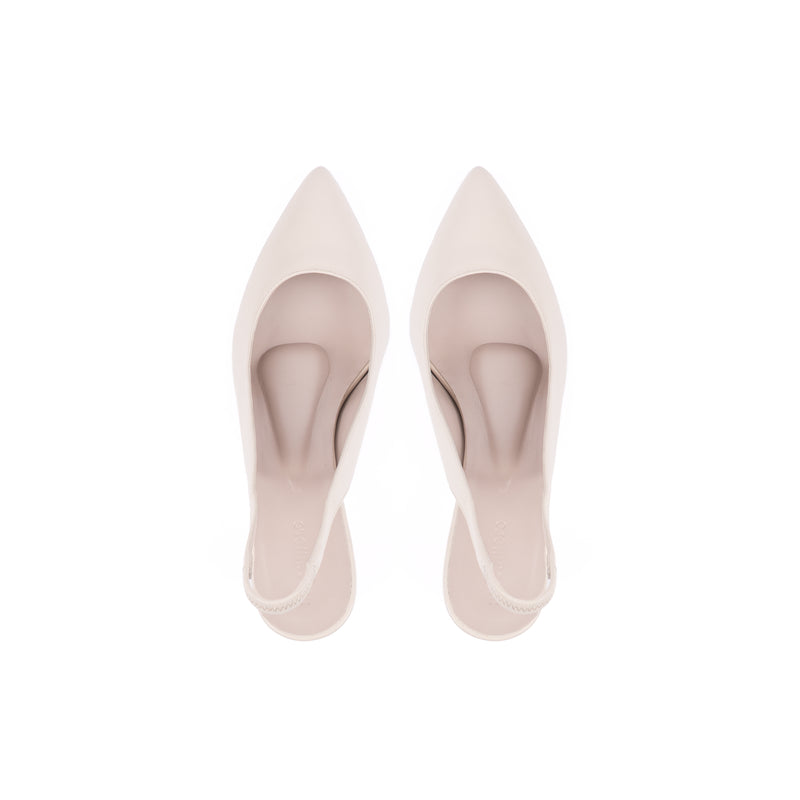 Camilla Slingback White