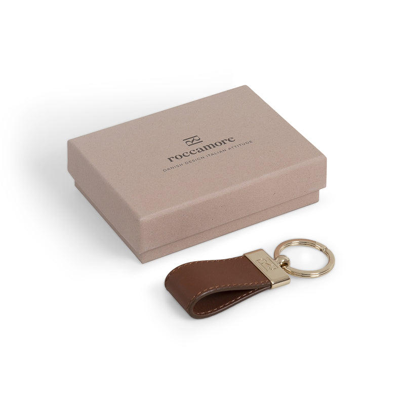 Keyring Caroline Cognac