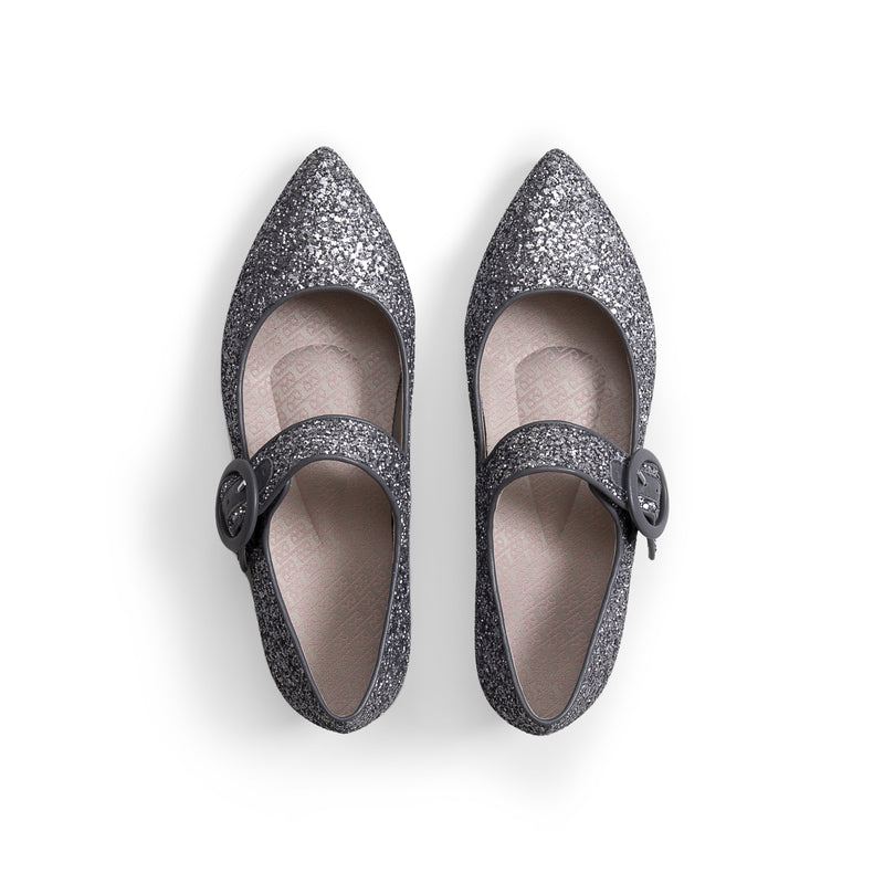 Isabelle Grey Glitter