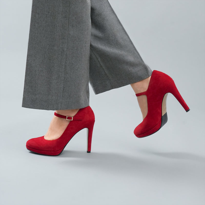 penny red roccamore pumps red rød