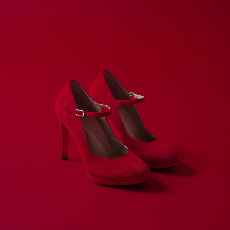 penny roccamore pumps red rød