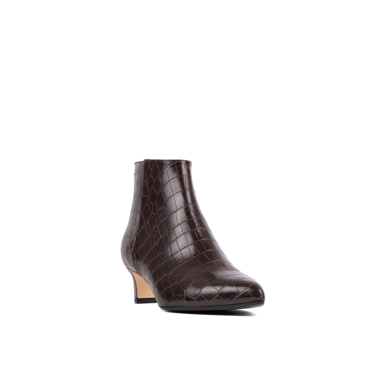 Margrethe Boot Croc Cacao