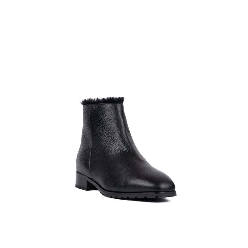 Sigrun Winter Pebbled Black