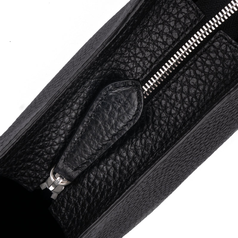 Virginia Small Pebbled Black