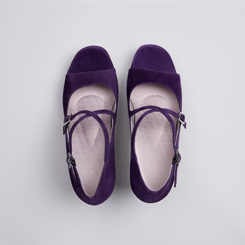 alberte roccamore sandals purple lilla 