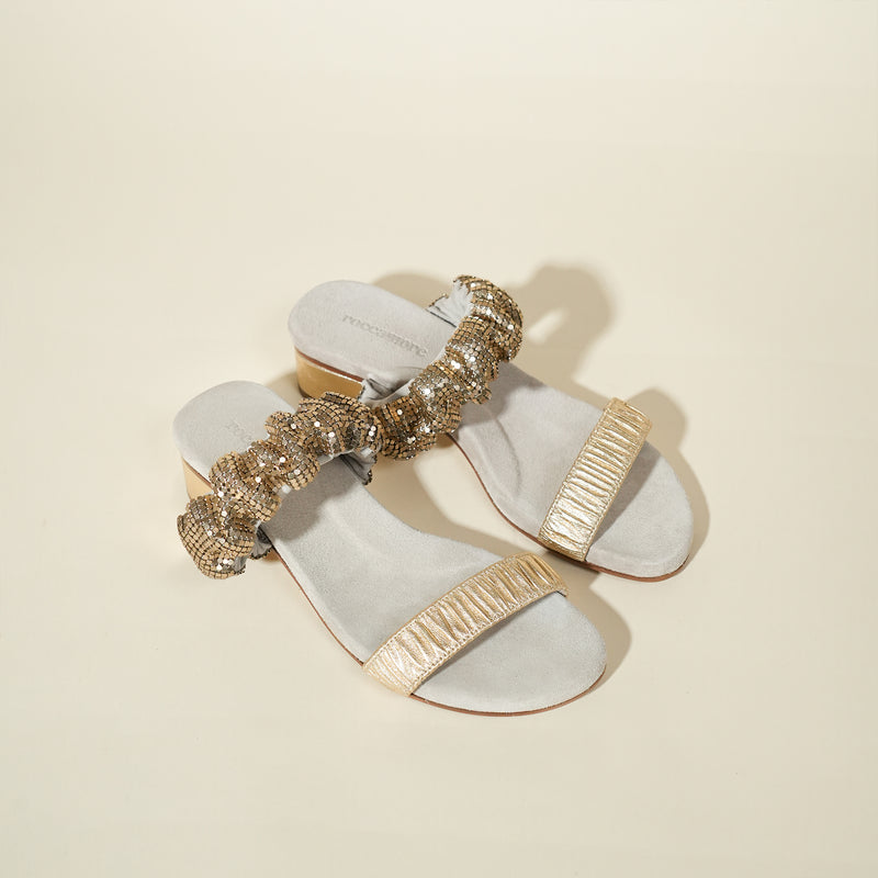 angie sandal gold roccamore sandals gold guld