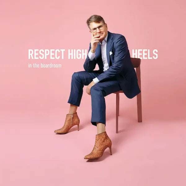 Brian Milkkelsen i roccamore kampagnen Respect High Heels 2022