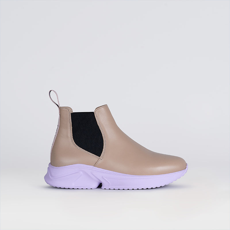 Maren Sneaker Boot Beige Lavender