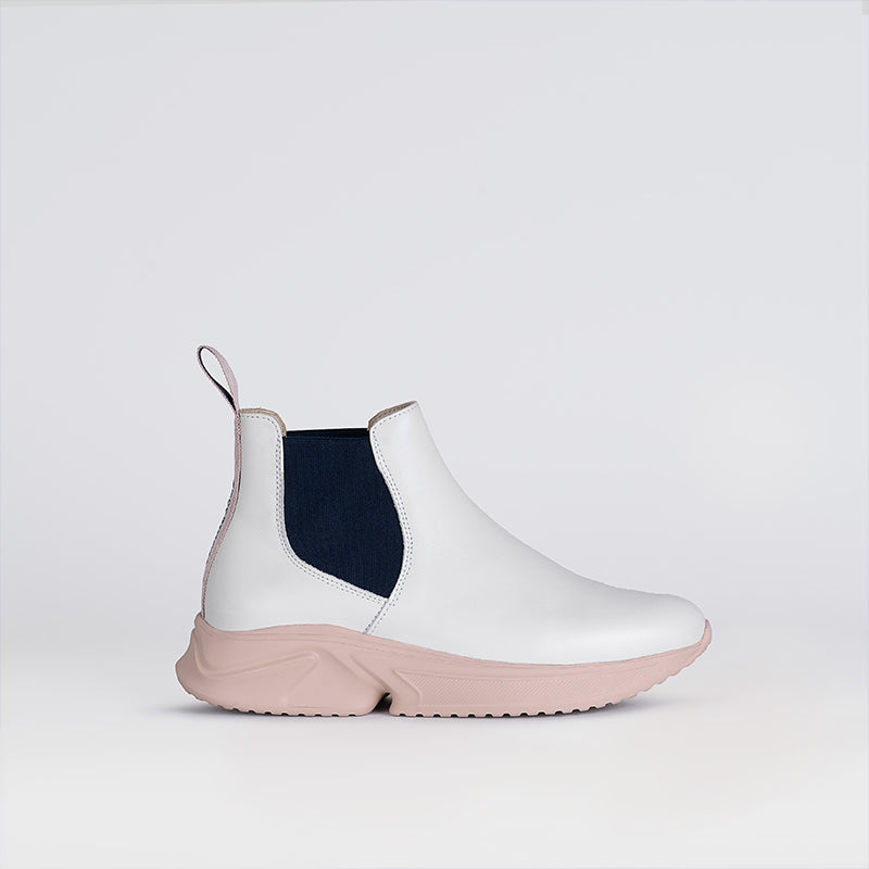 Maren Sneaker Boot White Rose
