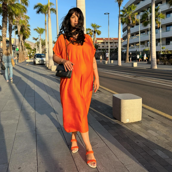 Maria Mena, roccamore, sandal, sommersandal, orange