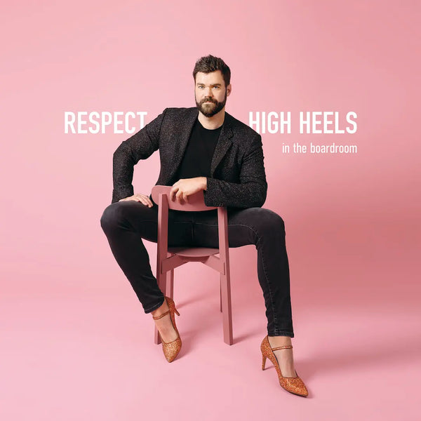 Morten Strunge i roccamore kampagnen Respect High Heels 2022
