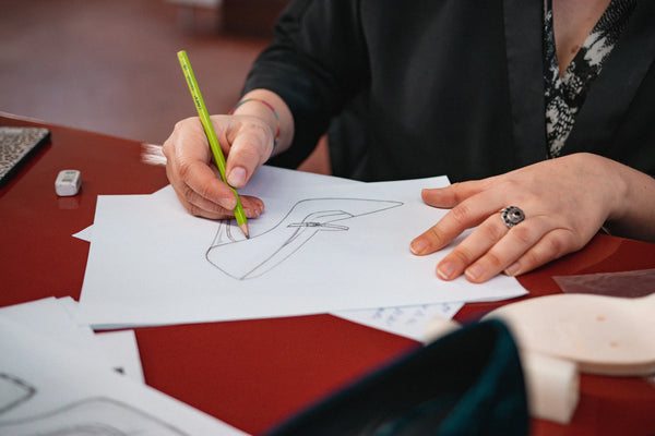 Pump fabrik, produktion af roccamore sko i Italien