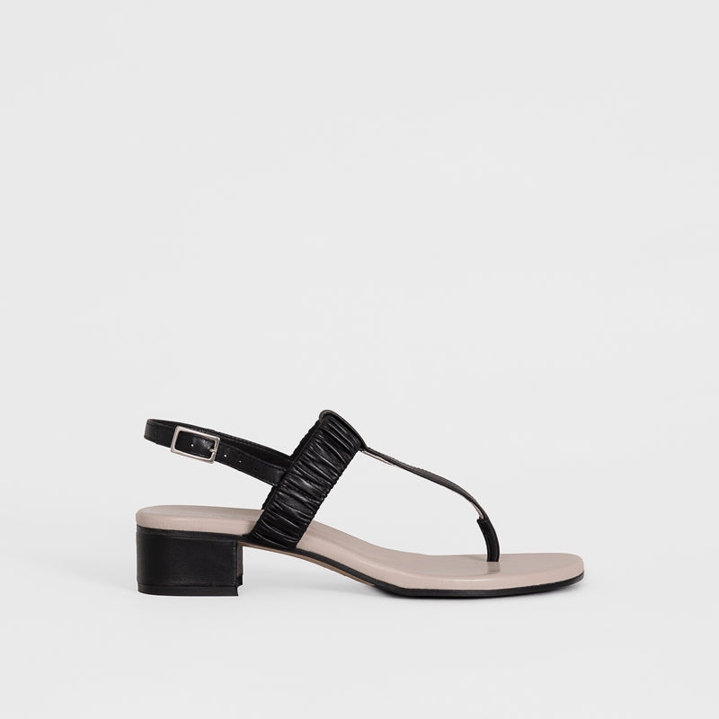 angie sandal roccamore sandals black sort 
