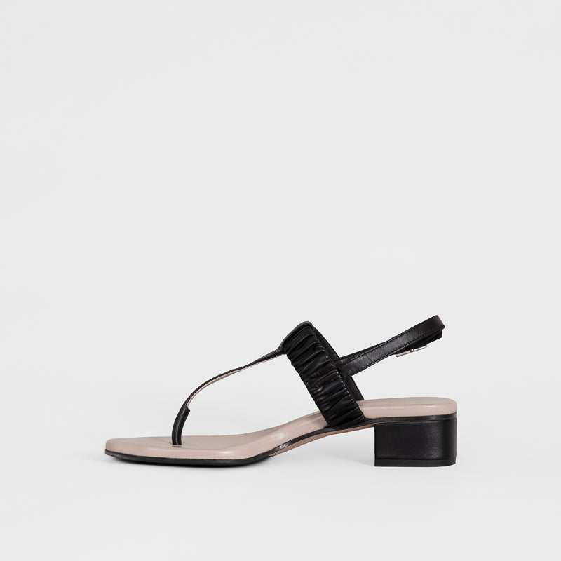 angie sandal roccamore sandals black sort 