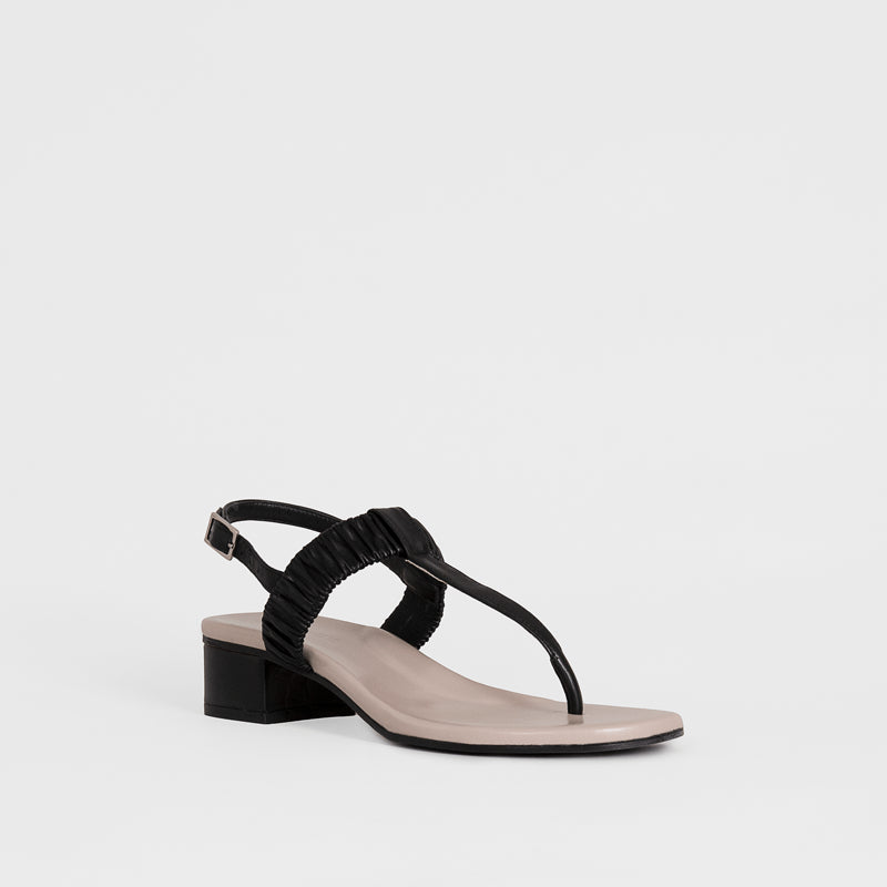 angie sandal roccamore sandals black sort 