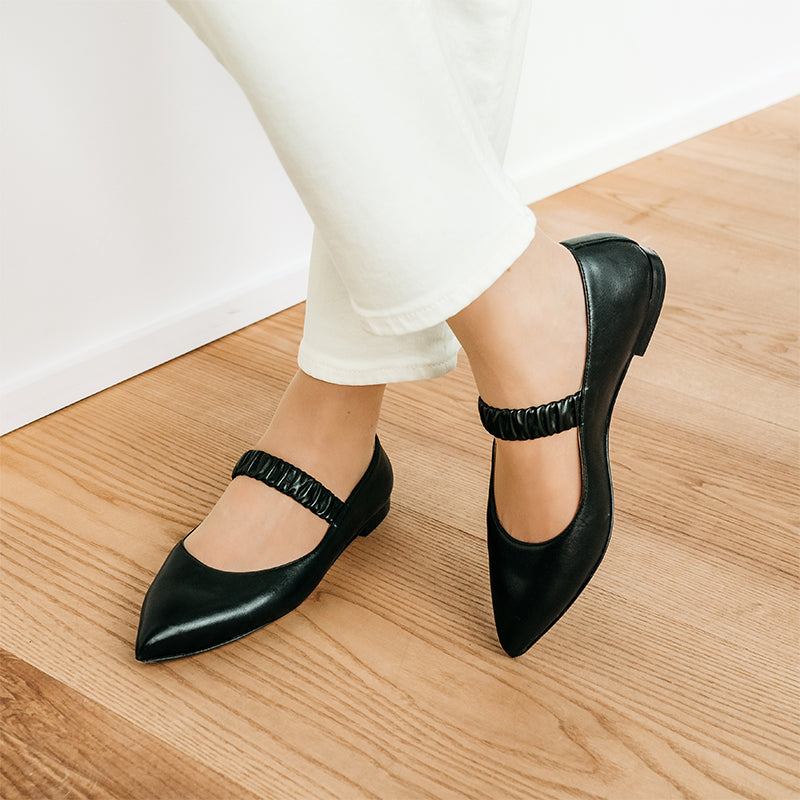 Angie Ballerina Black | ballerinas | Gratis levering