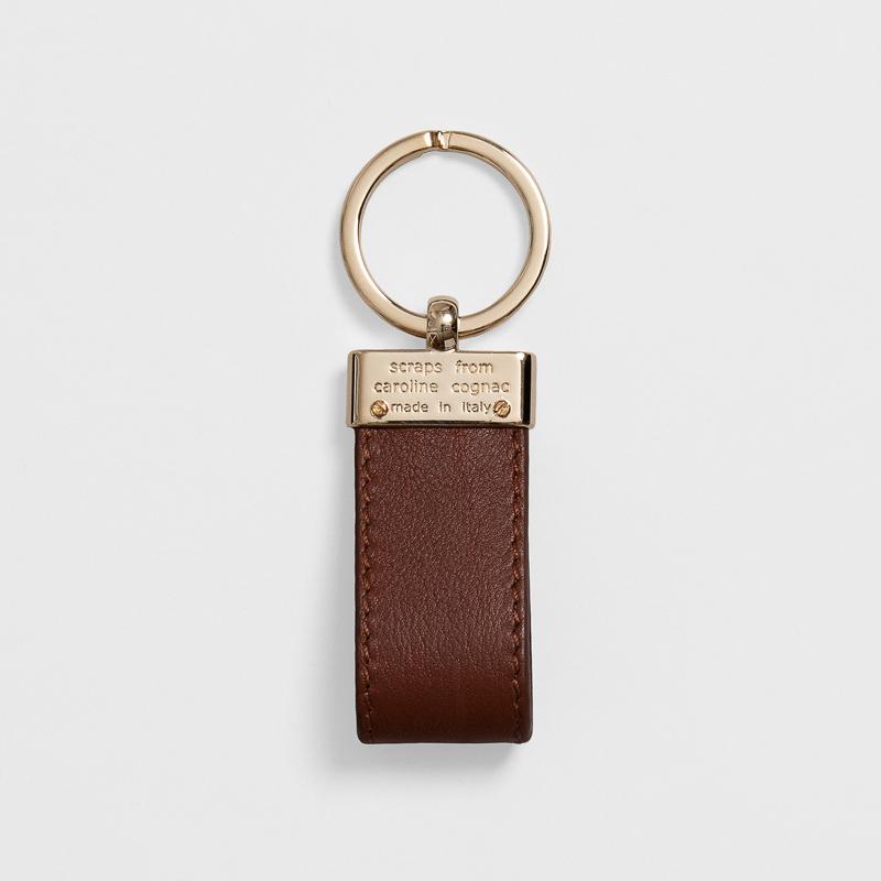 Keyring Caroline Cognac