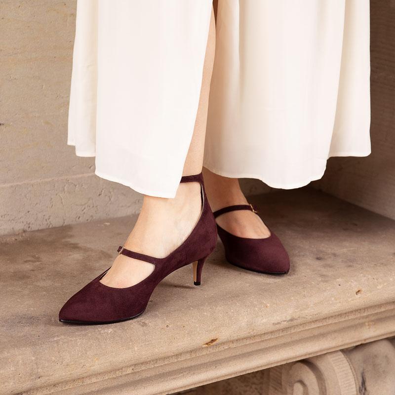 Coco Burgundy | pumps | Gratis levering