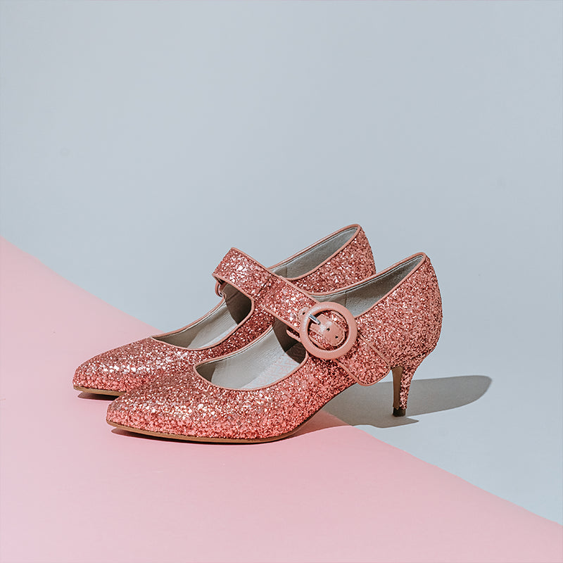 Ida Peach Glitter