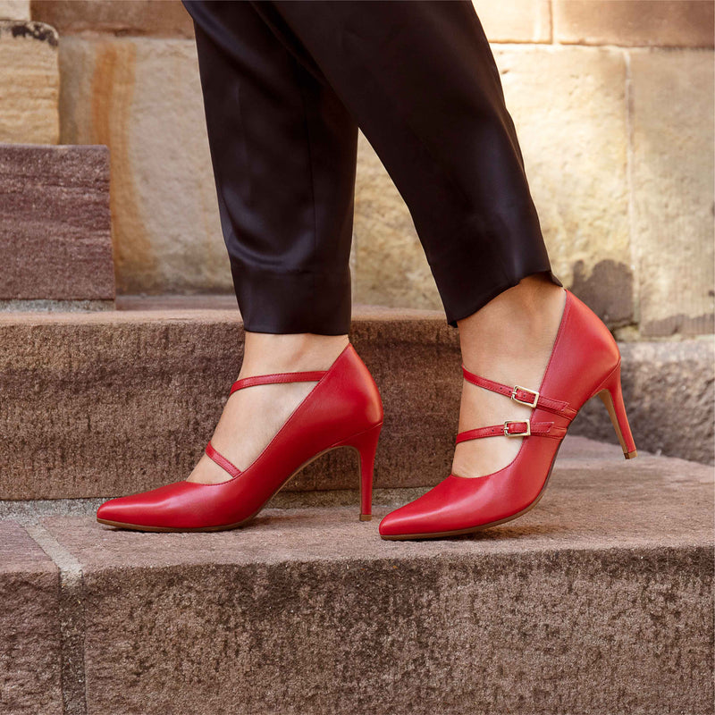 Mia Red roccamore pumps | levering